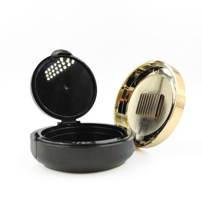 China Recyclable Empty Compact BB Powder 15g Air Cushion Makeup Round Cosmetic Jar for sale