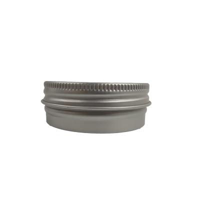 China SMALL SILVER ALUMINUM CREAM JAR cosmetic for sale