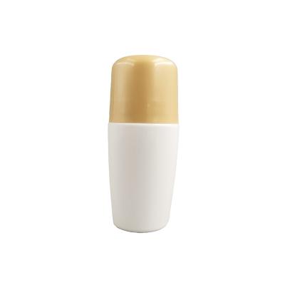 China Cosmetic free sample deo 50ml empty plastic roll on container, deodorant roll on bottles wholesale for sale