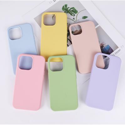 China New 2022 Flexible Liquid Silicone Phone Case Shockproof Cover Mobile Phone Accessories For Iphone X 11 12 pro Max Cases for sale