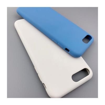 China PC Shockproof Hard Layer Soft Liquid Silicone Mobile Phone Cases Cover For Iphone SE New Listing for sale