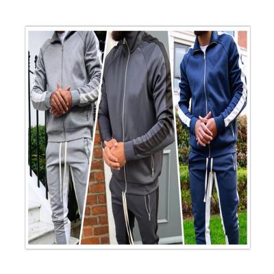 China AIXI fleece sweatsuit street wear men sweatsuits antibacterial fashionable high quality white for winter fall for sale