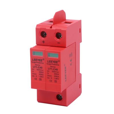 China Solar System Factory Direct DC500V Surge Protector Solar Power SPD Surge Supressor ese Lightning Arrester for Electrical Equipment and Supplies for sale