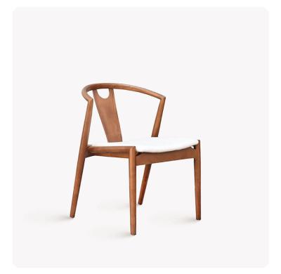 China Other Factory Custom Modern Solid Wood Leisure Solid Wood Back Chair Durable Chair for sale