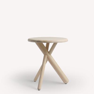 China Modern Tikku stool Finnish designer fashion Nordic all solid wood extremely simple tea table dressing wooden stool for sale