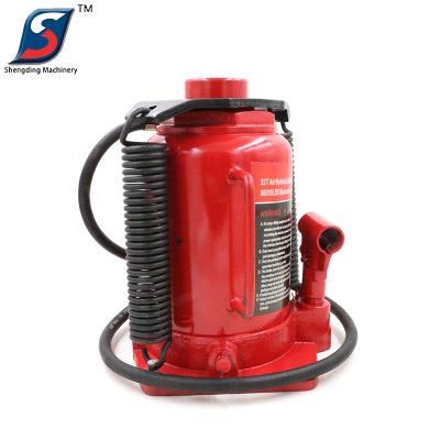 China Car Jack 32 Ton Red Bottle Type Pneumatic Hydraulic Air Jack For Sale for sale