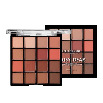 China Waterproof Matte Cosmetic Waterproof Vegan Eyeshadow Private Label Eyeshadow Palette Pink Yellow Nude 9 Colors Shimmer Shimmer Pigment for sale