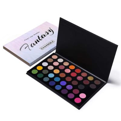 China Recycled Eyeshadow Palette Vendor Cosmetics Eyes Custom Logo Makeup Eyeshadow Palette Wholesale Multicolor Private Label for sale