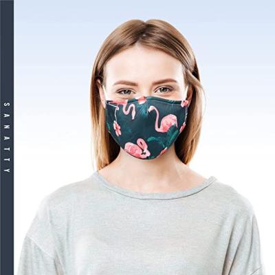 China Newest Cotton Sateen Face Maskes Factory Floral Printed Cotton Smooth And Soft Breathable Fashion Face Maskes Women Girls Face Maskes for sale