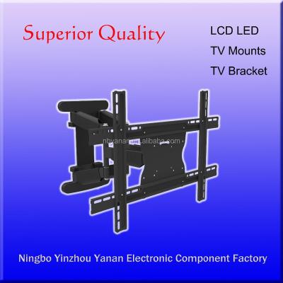 China LCD/LED TV Wall Mount Double Arms Full Motion Swivel LCD/Led TV Wall Bracket With Cable Management And Welding Technology VESA: 600*400mm for sale