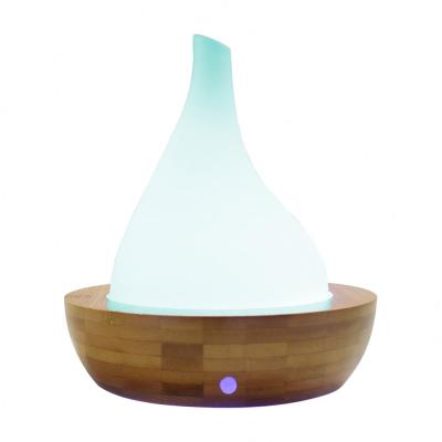 China 2020 Sensation Comfotable Moonpoint Flower Aroma Diffuser Bamboo Humidifier Oil Diffuser for sale