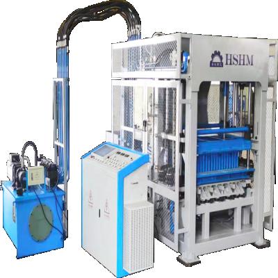 China Building Material Shops HSHM-Z600 ISO Certified Hydraulic Press Clay Brick Molding Machinery Brick Making In South Africa for sale