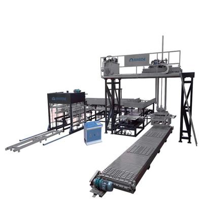 China High Automation Fully Automatic Servo Motor Stacker / Unloading And Bundling System In Bricks Production With Full PLC Control for sale