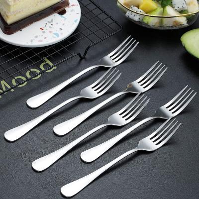 China QZQ Gold Silver Cutlery Cutlery Christmas Dinner Fruit Steak Dessert Elegant Stainless Viable High Quality Stainless Set for sale