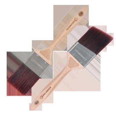 China ROLLINGDOG DOBERMANN 10267 Professional 2 Inch Angular Polyester Painting Home Paint Laser Engraved Wood Handle Brush for sale