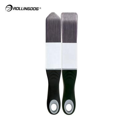 China ROLLINGDOG PAINT DETAIL PRO 10593 SRT Ferrule 2PC Seamless Aluminum Filament Paint Detail Brush for sale