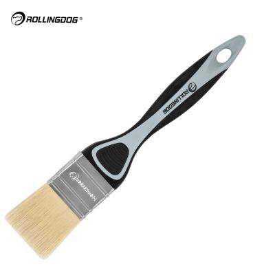 China ROLLINGDOG BX1000 Series 10599 40mm Paint Brush Paint Solid Round Tapered Synthetic Filament Provides Smooth Application for sale