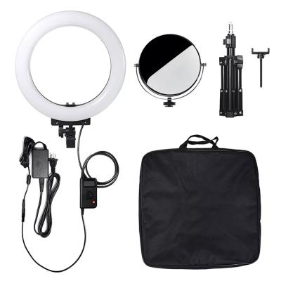 China Good Quality Custom Made PORTABLE Ring Fill Light Adjustable Phone Selife Ring Light with Mirror for sale