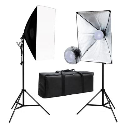 China Dimmable Durable Hot Selling Studio Led Softbox Loaded To Light Set for sale