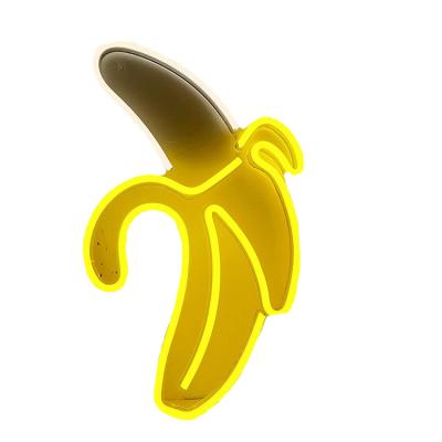 China 2021 Modern Customized Banana Wall Light Neon Sign Wall Sign For Home Bedroom Party Christmas Decorations Decor Birthday Light Sign for sale