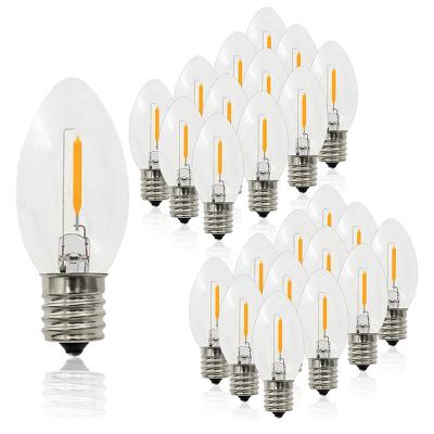 China High Quality E17 C9 LANDSCAPE Color LED Light Bulbs Led Light Bulbs Christmas Bulbs for sale