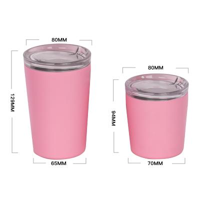 China Viable Custom Logo BPA Free Stainless Steel Coffee Mug Vacuum Insulated Tumbler Cups for sale