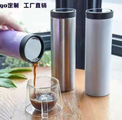 China 2022 Lean Sports Water Bottle Stainless Steel Vacuum Insulated Tumbler Coffee 16oz Double Wall Thermos for sale