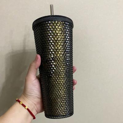 China Sustainable 700ml Studded Tumbler Customized Logo Portable Water Bottle for sale