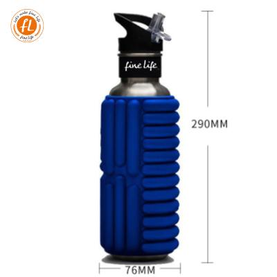 China FineLife Sustainable Double Wall Insulated New Design Flask Drink Bottle Gym Fitness Water Bottle for sale