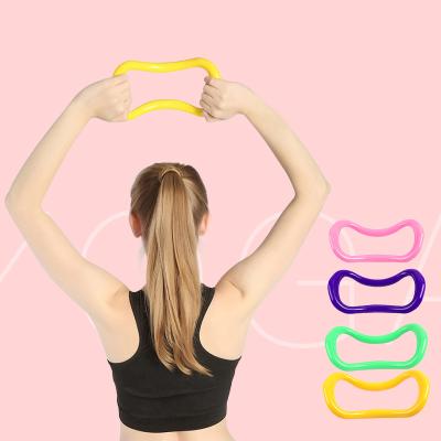 China Home Use Fiinelife Waist Train Bodybuilding Pilates Yoga Circle Shoulder Stretch Ring for sale