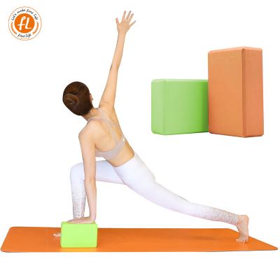 China Finelife Wholesal Fitness High Density High Density Custom EVA Foam Yoga Brick Block Set for sale