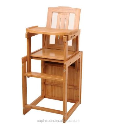 China Dining Chair Multifunctional Bamboo Dining Chair For BB , Adjustable Baby Dining Chair Set for sale