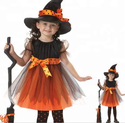 China 2018 Children's Halloween Cosplay Dresses Children's Halloween Costumes Clothing Witch Performance Clothing for sale