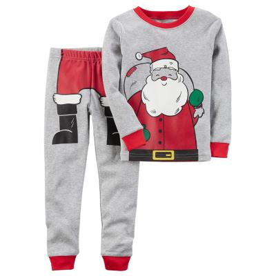 China HOT SALE Christmas Style Leisure Wear Two Piece Printing Baby Boy Boy Costume for sale