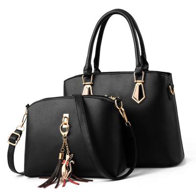 China High Quality Fashion Sweet Design Women Bag PU Leather Handbags Summer Handbag Hot Selling Set for sale