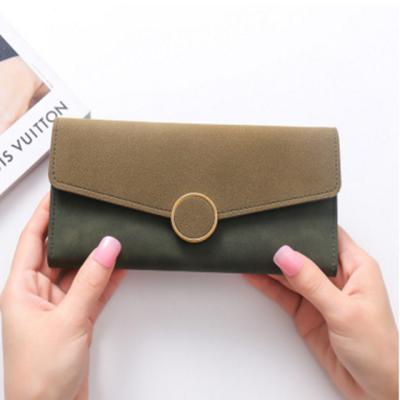 China New design lady anti-theft wallet multiplexed card style long magic wallet package wallet for sale