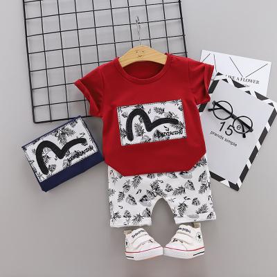 China Wholesale 2pieces Baby Clothing Antibacterial Baby Clothing Set Organic Cotton Baby Clothing for sale