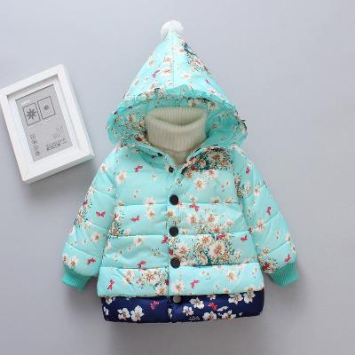 China Winter Sale Baby Hooded Coat Baby Viable Warm Clothes Cotton Thick Baby Down Jacket for sale