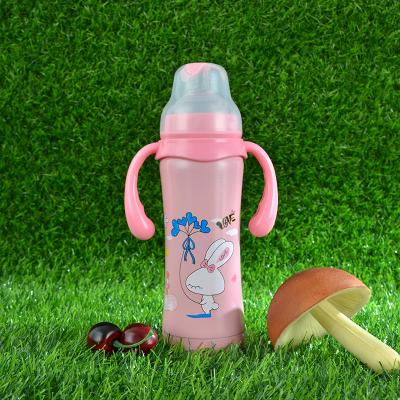 China BPA Free Your LOGO Stainless Steel Double Layer Vacuum Insulated Baby Bottle for sale