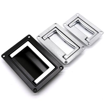 China Industrial Zinc Alloy Tool Box Chest Handles Black Spray Coating for sale