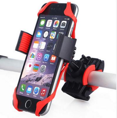 China Universal Adjustable Height Silicone Motorcycle Bike Handlebar Mount Bracket Mount Phone Holder For iPhone for sale