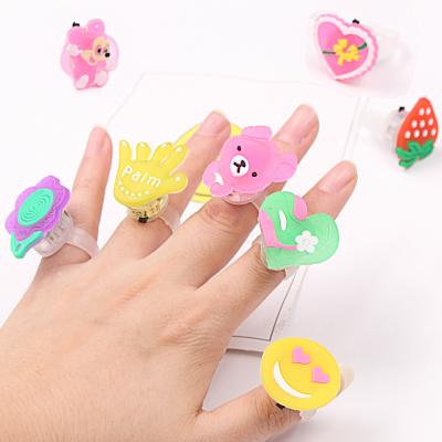 China Custom Cartoon Holiday Gifts Silicone Promotional Ring for sale