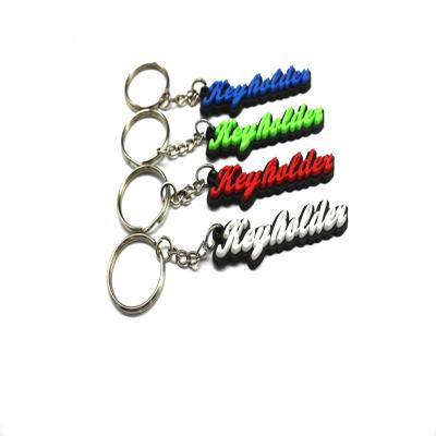 China PVC Key Chain Ring For Kids Fits Girls Rubber 3D Custom Design 2D Key Chain Rubber New Backpack Pendant for sale