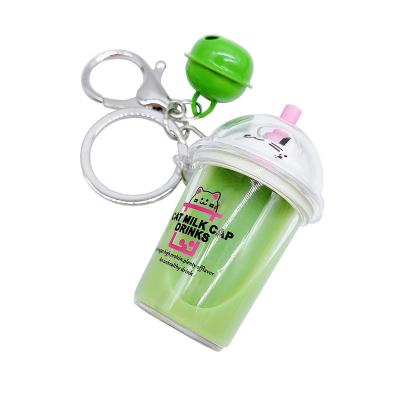 China Creative Cute Promotion Gift BoBa Key Chain For Kids Girlfriend Backpack Pendants Factory Fits Custom Cheap Business Gifts for sale