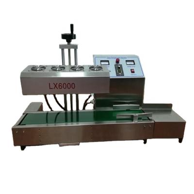 China LX6000 Food Continuous Electromagnetic Induction Heat Plastic Sealing Machine for sale