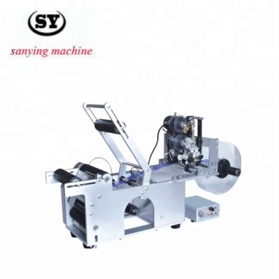 China LT-50D Beverage Round Bottle Semi-automatic Labeling Machine for sale