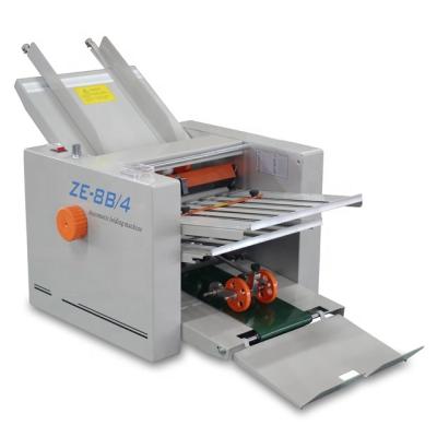 China Factory Outlet ZE-8B/4 Automatic Leaflet Paper Folding Machine 80M/MIN for sale