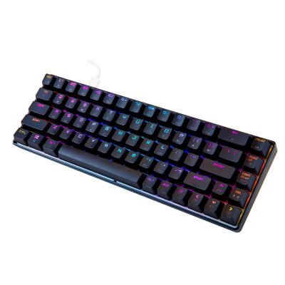 China High quality 60% thin mechanical keyboard switch design YMM gaming keyboard mk14 mini RGB ready to use for sale