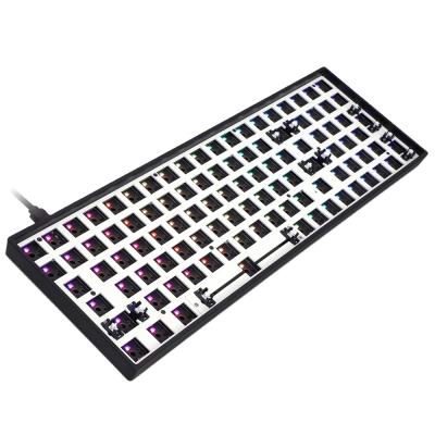 China Hot Custom Wireless Exchange Keyboard Kit Wireless Low Moq Custom Keyboard Case GK61 Customization for sale