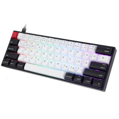 China Hotswap GK68 Gateron Product Mechanical Keyboard Optical Switch GSA Backlight Wireless High Top Gaming RGB Keycaps for sale